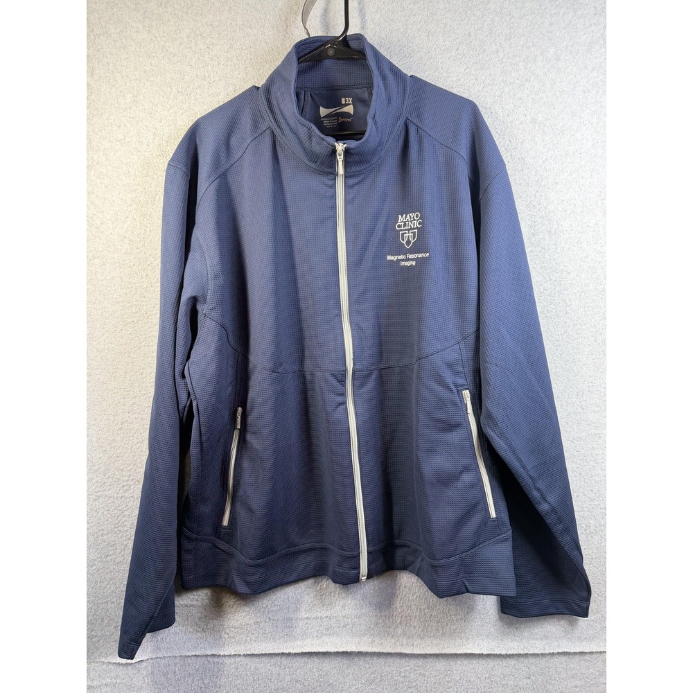 Zorrel Jacket Mens 3XL Blue Syntrel Full Zip Lightweight Mayo Clinic MRI Track